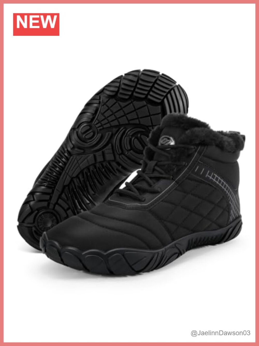 Women's Winter Snow Boots Warm Fuzzy Non-Slip Ankle Boots